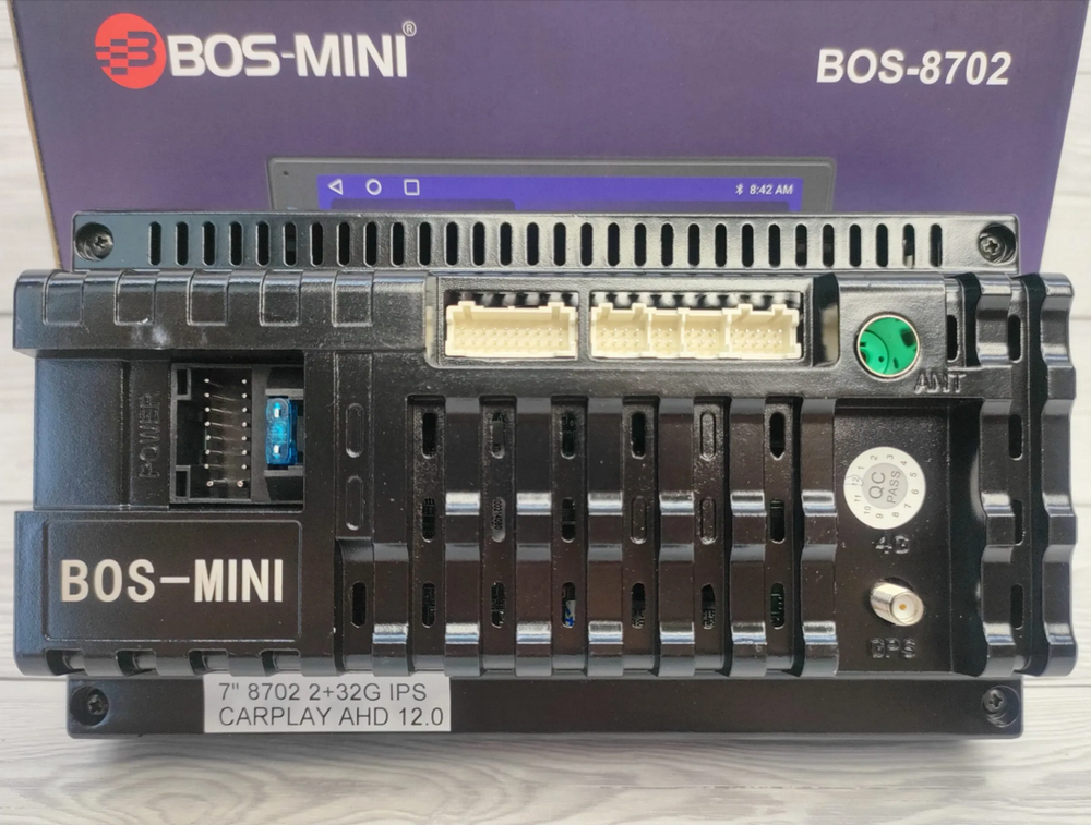 Автомагнитола 2DIN Bos-Mini BOS-8702Pro (7"/2+32GB) AHD