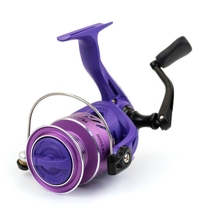 Безынерционная катушка 5000 Kaida SKYLARK (3+1BB, мет. шпуля), Фиолетовый
