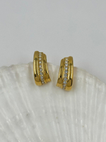 Серьги с кристаллами Avon