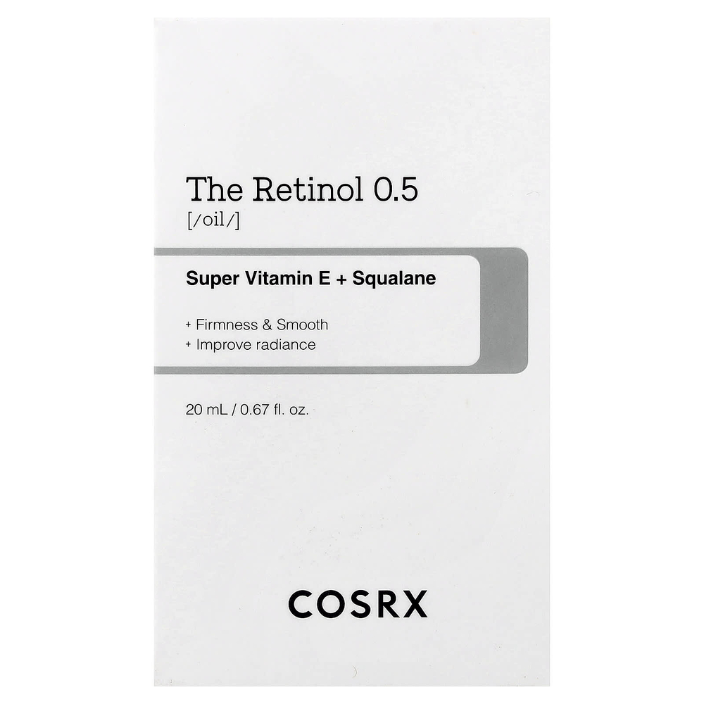 CosRx, Масло с ретинолом 0,5, 20 мл (0,67 жидк. унц.)