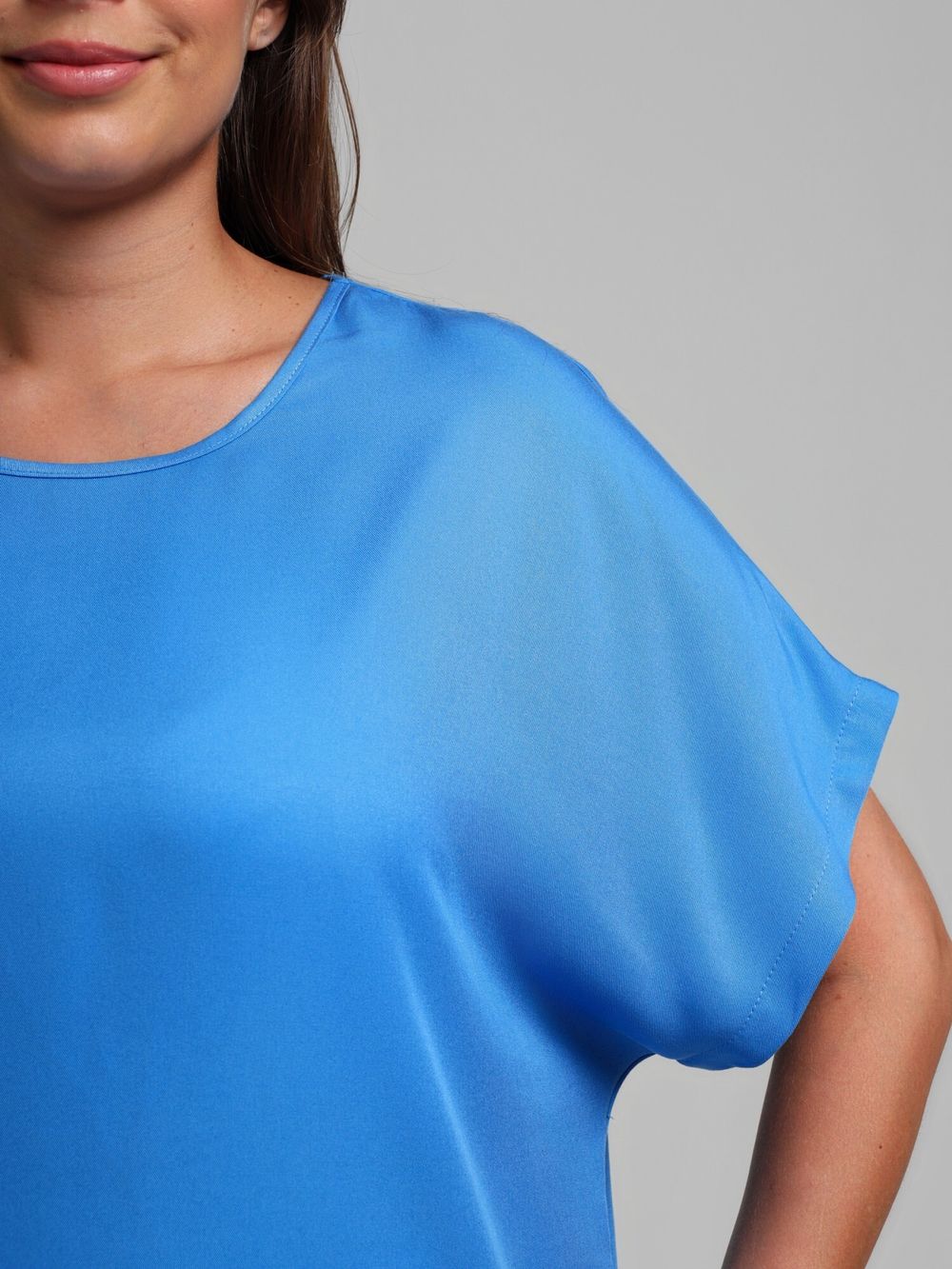 Блузка Летний драйв-4 Виотекс ГОЛУБОЙ