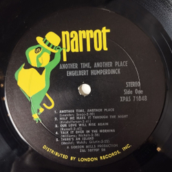 Винтажная виниловая пластинка LP Engelbert Humperdinck Another Time, Another Place (USA 1971)