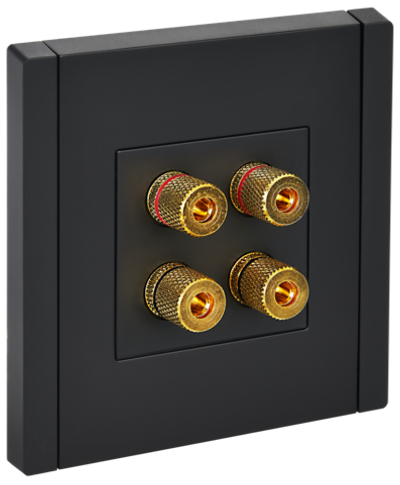 FORTE&PIANO Аудиорозетка 4-местная FP139 черный IEK