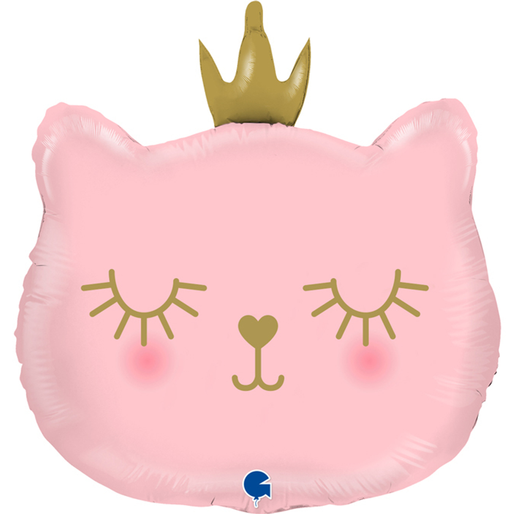 Фигура "Розовая кошечка с короной"
