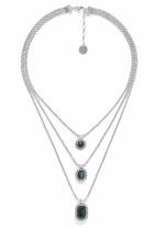 Колье ORI TAO, Azzurra, с кристаллами, OT24.1-15-31702 (синий)