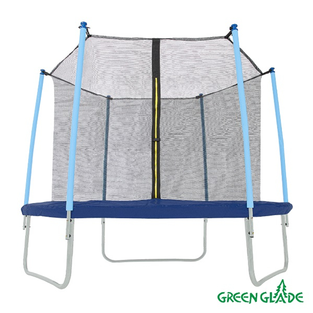Батут уличный Green Glade с сеткой и лестницей 10-футовый