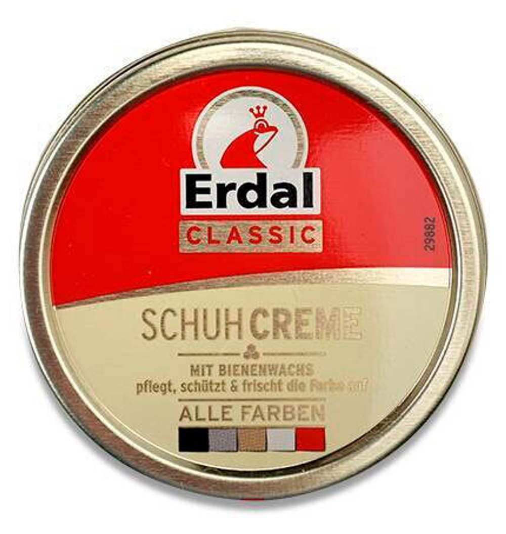 Крем для обуви в банке Erdal Schuh Creme Кремовый 75 г