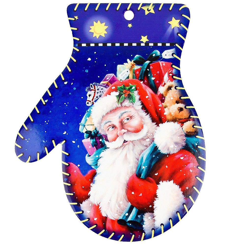 Подставка под горячее с пробкой "Лапландия" 20*25*0.5см. (3вида) (подарочная упаковка)