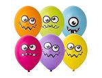 Шар (14"/36 см) Забавные монстрики 2цв 50 шт.