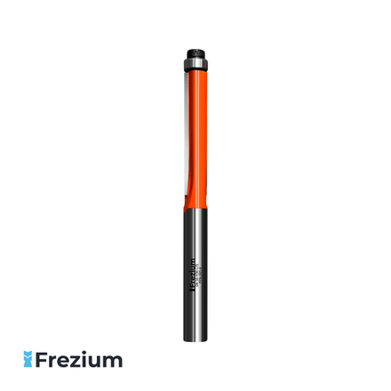 Обгонная прямая фреза по дереву с верхним подшипником "Frezium" (6x6x30x75; PFN-301-6)