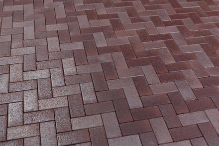 Feldhaus Klinker - P409SKF, Gala ferrum, обожженный, с фиолетовым нагаром, 200x100x40 - Клинкерная тротуарная брусчатка