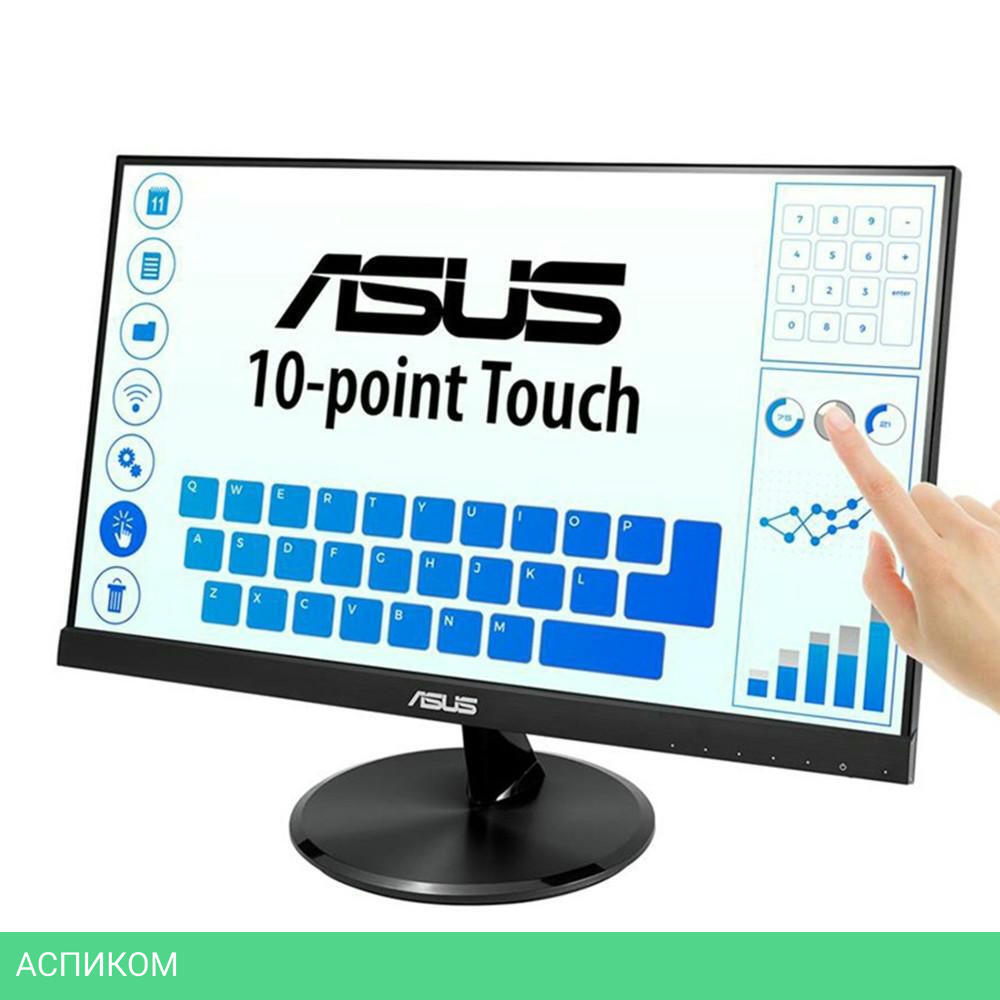 Монитор Asus VT229H черный (90LM0490-B01170)