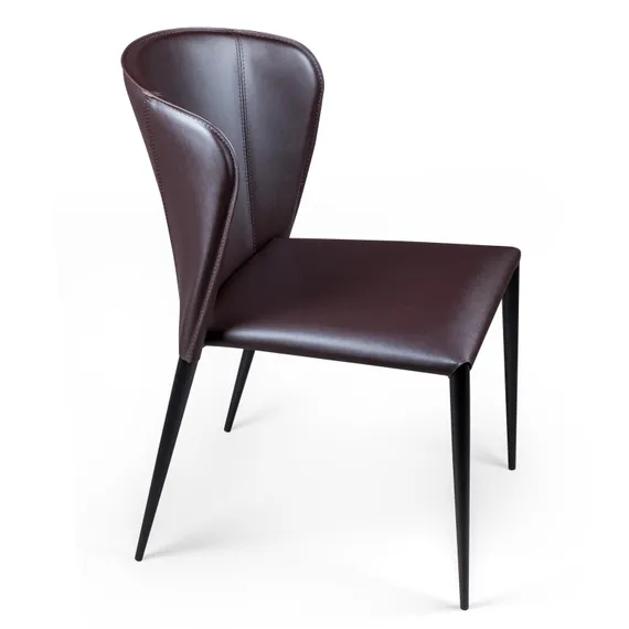 Стул Albert коричневая кожа