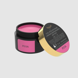 Опция Гель моделирующий цветной Роза самовыравнивающийся, 15мл