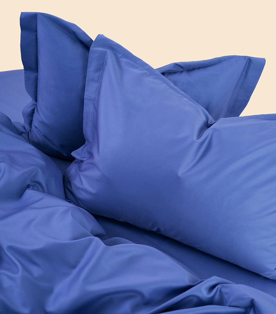 Простыня - Indigo Blue - 160х200х30 (на резинке)