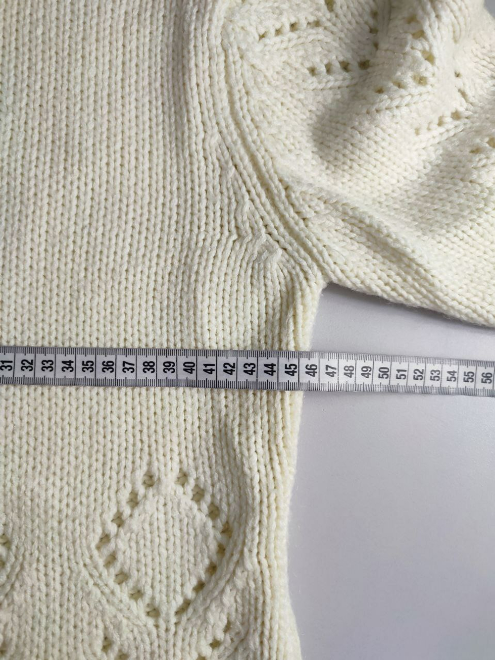 Джемпер с шерстью вязаный 44 размер