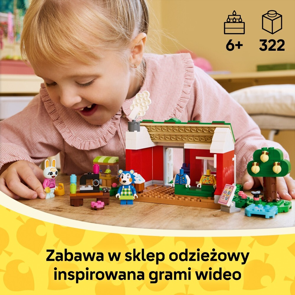 LEGO Animal Crossing/ Сестры Эйбл и магазин одежды/ 77055
