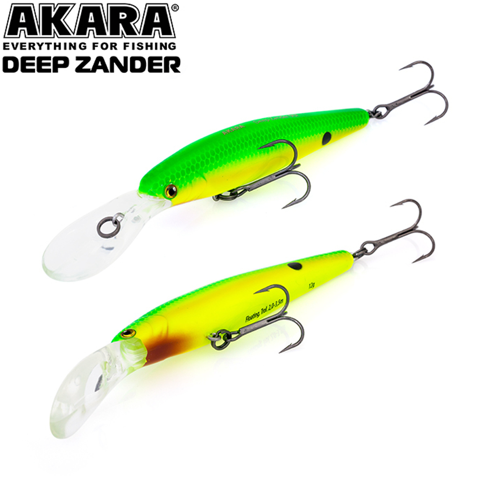 Воблер Akara Deep Zander 90F 12 гр. (3/7 oz 3,5 in) A31