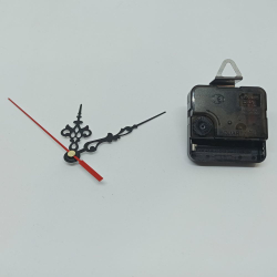 Часовой механизм, шток 12 мм, со стрелками №15 (1уп = 5шт)