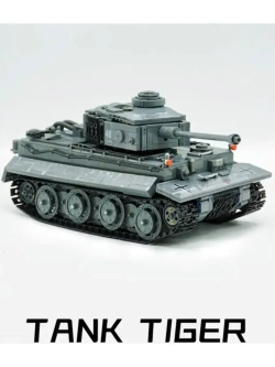 Конструктор немецкий Танк Tiger 2236 дет,Т4016