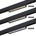 359946 PORT NT25 214 черный Трековый светильник с переключ. цв. темпер. IP20 LED 3000К\4000К\6000К 10W 90-240V VECTOR