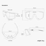 Спортивные очки c диоптриями Scicon Aerostorm Multi Mirror Sunburst
