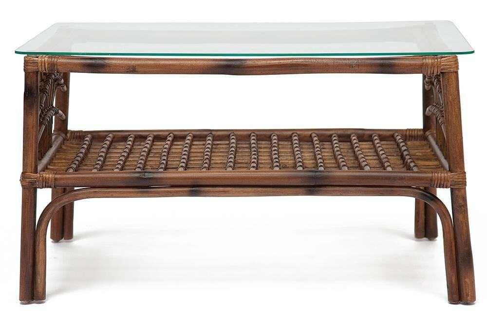 Столик кофейный Secret De Maison Kavanto  натуральный ротанг, 83*53*47 см, коричневый античный / Brown Antique