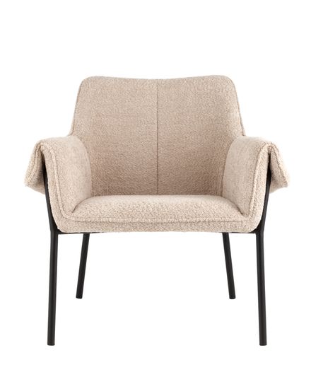 Кресло лаунж Aline альпака бежевый