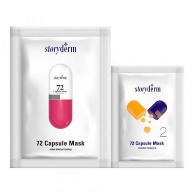72 Capsule Mask Wine Brightening Storyderm | Осветление и сияние для увядающей кожи