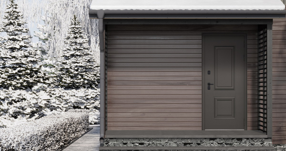 Стальная дверь "Коралл" (терморазрыв 3к). Заказная модель.