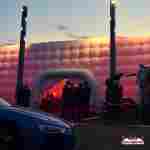 Пневмокаркасный куб «Форт» 10×10×6 м — из ПВХ, для выставок, фестивалей и торговых зон