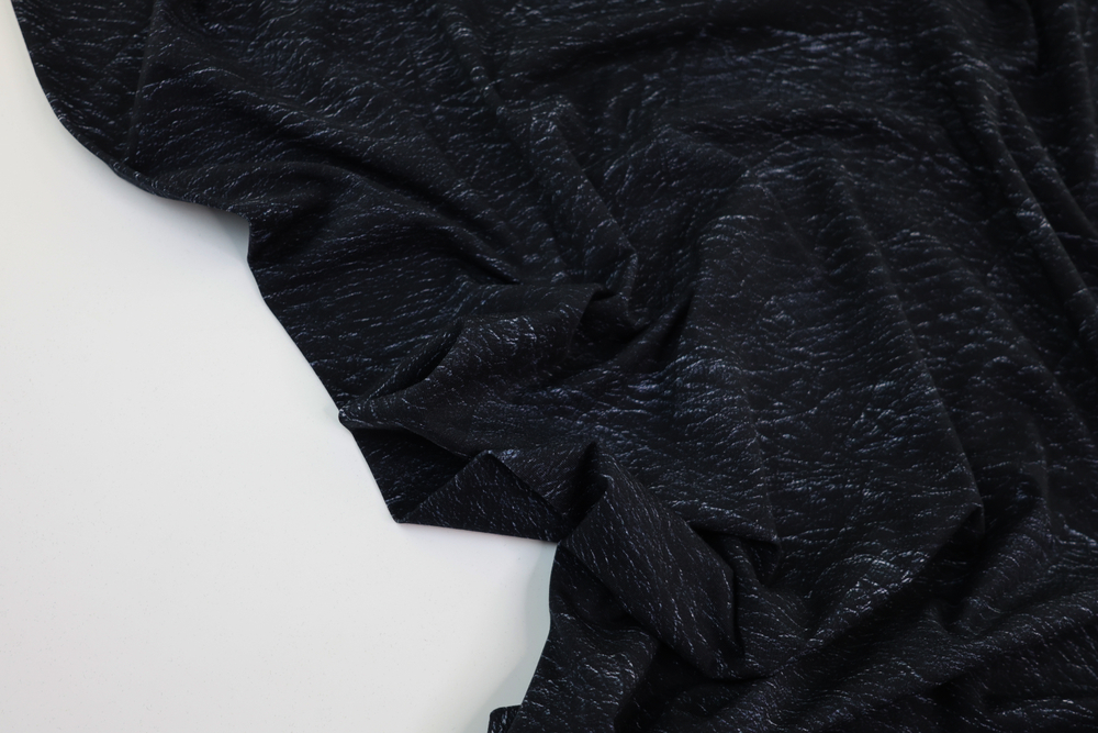 ЧЕРНАЯ КОЖА - Кулирка с лайкрой, компакт пенье (ДЖ69 Маша)