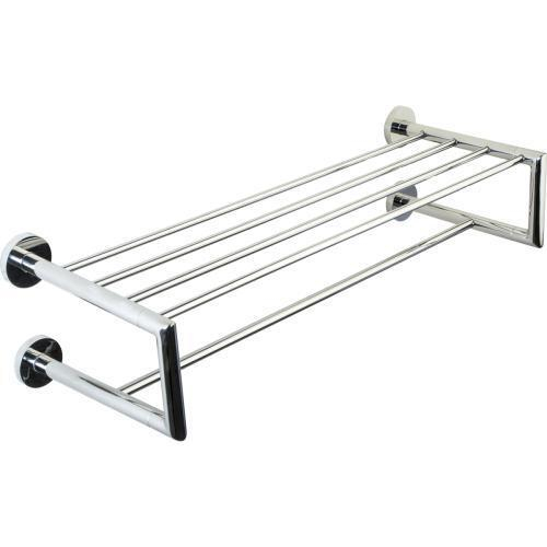 Полка для полотенец 655 мм нерж. сталь NIZA 16854.B глянцевый