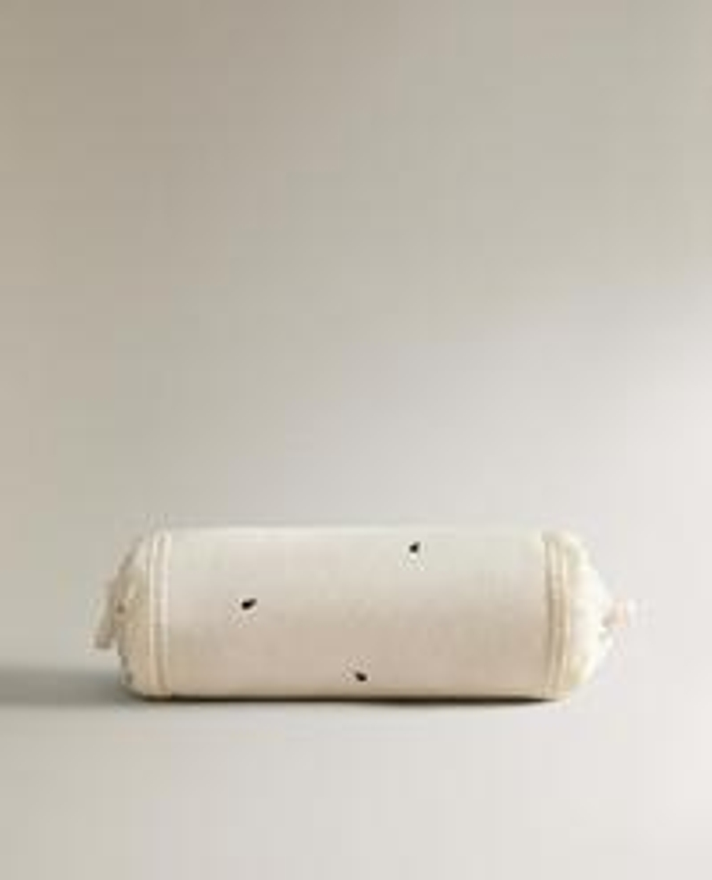 ZARA HOME ДЕТСКАЯ ПОДУШКА-ВАЛИК, ЖЕЛТОВАТО-БЕЛЫЙ