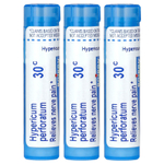 Boiron, Hypericum perforatum, 30C, 3 пробирки, 80 гранул в каждой