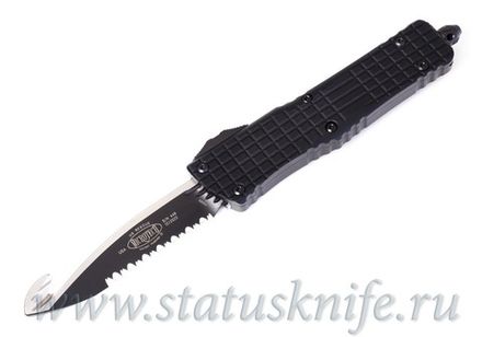 Нож Microtech Combat Troodon Black HS Rescue Tool