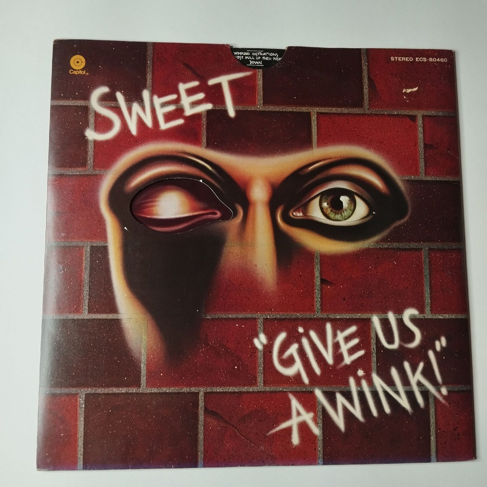 Винтажная виниловая пластинка LP Sweet Give Us A Wink (Japan 1976) (No Obi)