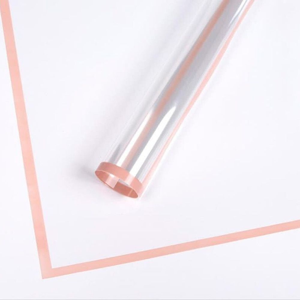 ЛИСТ ПРОЗРАЧНЫЙ 58*58/20шт РОЗОВЫЙ