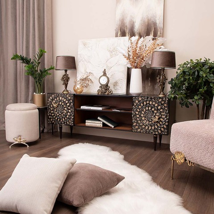 Тумба под ТВ Терра 155см Классик Каштан