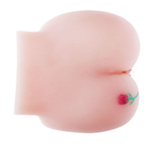 Тугой анус и вагина с вибрацией (Цвет: телесный)