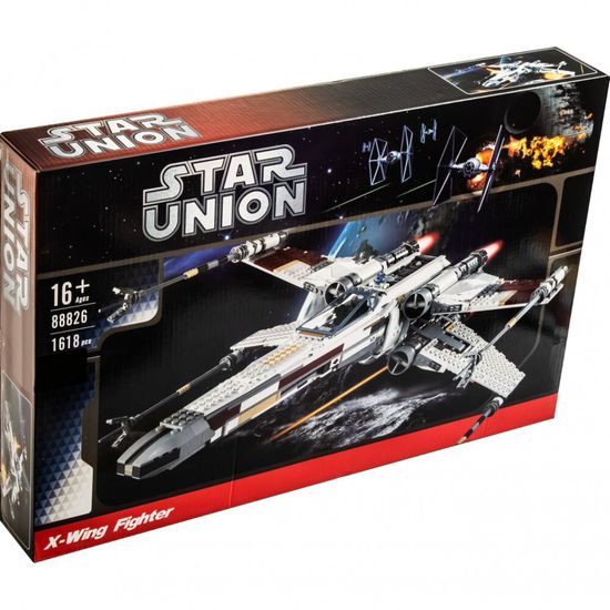 Конструктор Звездные войны "Звёздный истребитель X-wing Красный-5" 1618 деталь
