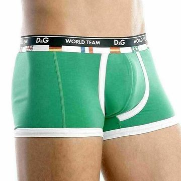 Мужские трусы боксеры зеленые D&G World Team Green