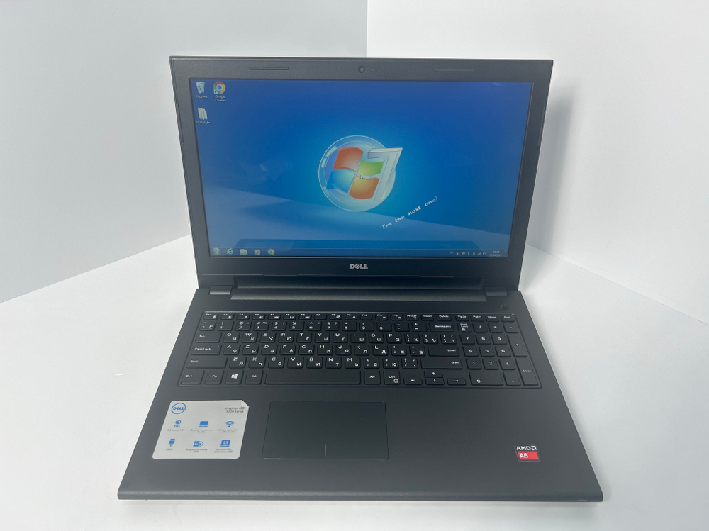 Ноутбук Dell Inspiron 15 3541 15.6"/AMD A6-6310/RAM 4GB/HDD 1000GB/AMD Radeon R4 Graphics/1366*768/TN/Windows 7/Подсветка кл-ры: НЕТ/Чёрный. Состояние: B2
