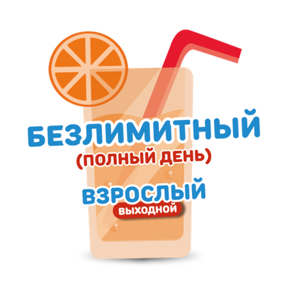 На июль взрослый билет на тариф "Безлимитный" (выходные дни). 324₽/ 1 час