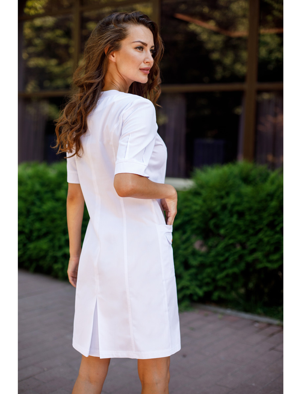 Белый халат медицинский Х-102ак1/2 клеон проф