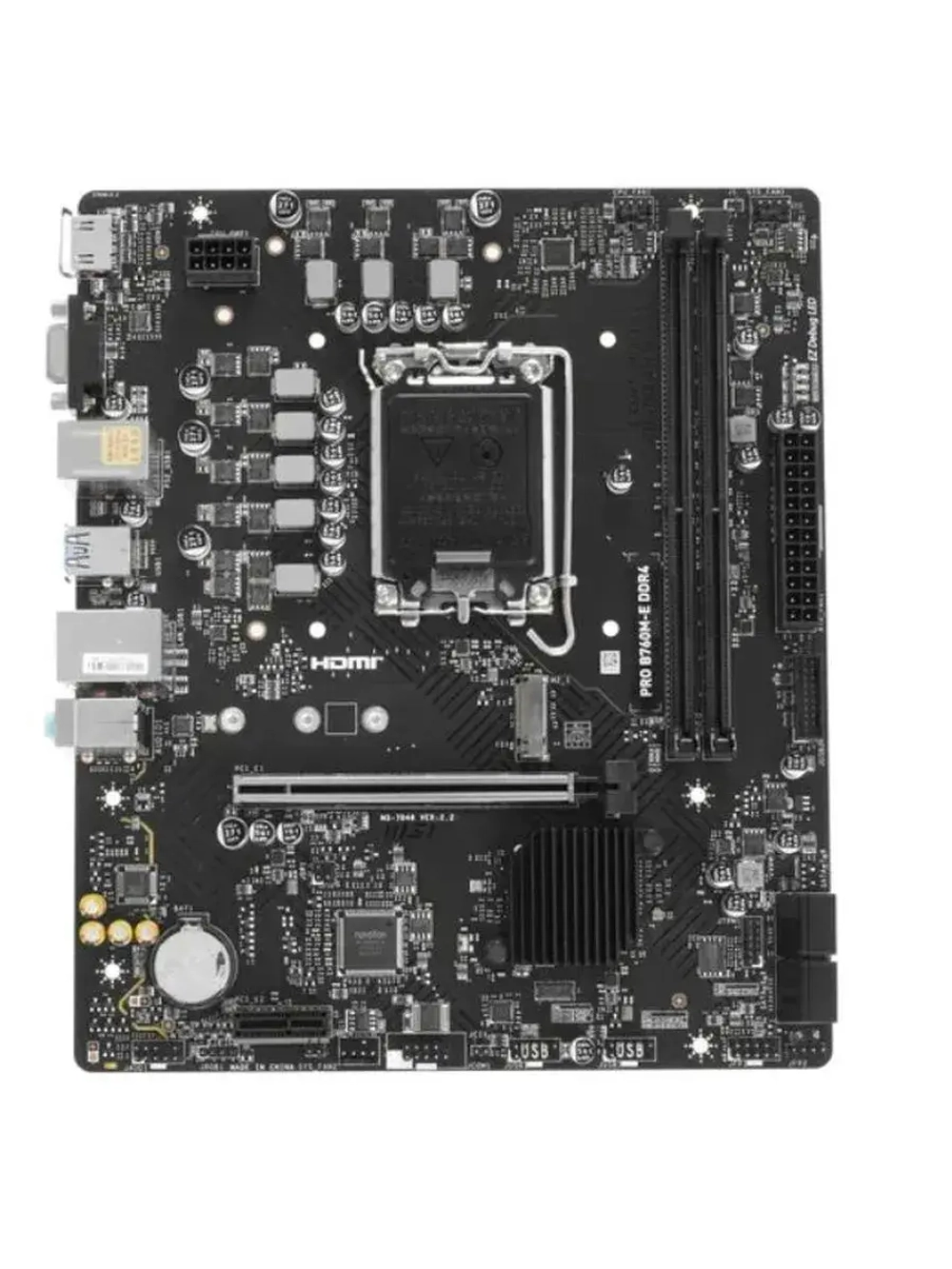 Материнская плата PRO B760M-E DDR4 LGA 1700 Micro-ATX DDR4