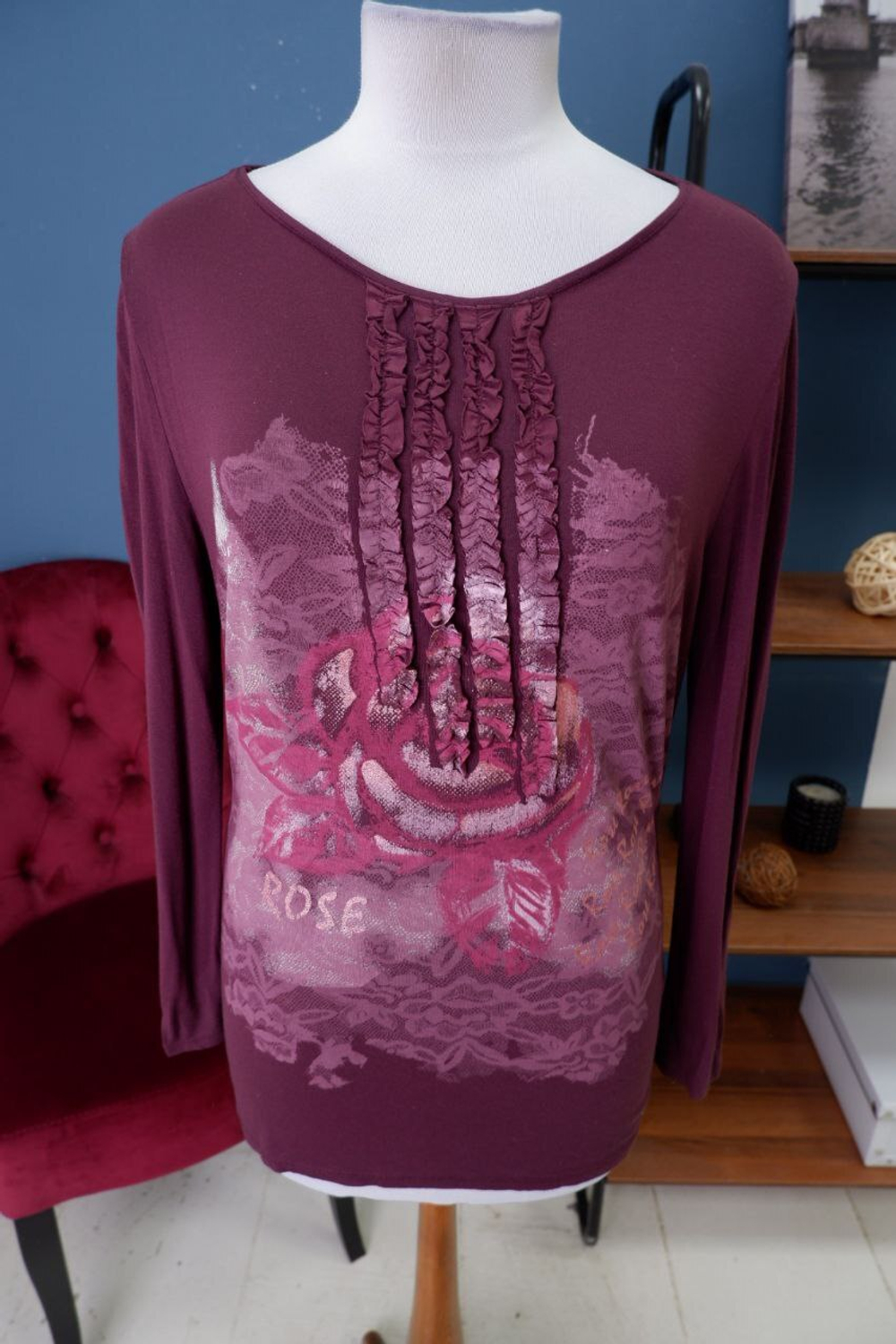 Джемпер Escorpion с принтом 44 размер