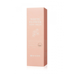 Mizon White Flower Snow Cream осветляющий крем против пигментации