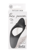 Эрекционное виброкольцо Pure Passion Stardust Black 1304-01lola