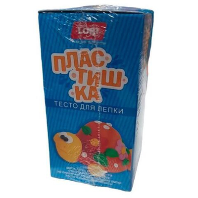 Тесто для лепки Набор №22 4цв.по 50г. Пластишка (Lori)
